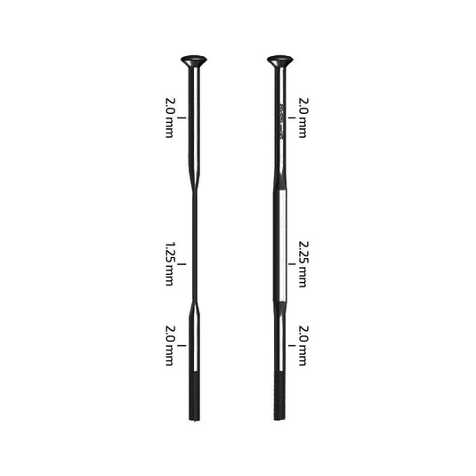 Zipp Sapim CX-Sprint Spokes Straight Pull Black 272mm 3pcs