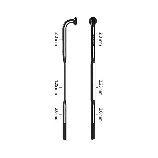 Zipp CX-Sprint Black J-Bend TCS Spokes Sapim CX-Sprint Black Length: 240 3pcs