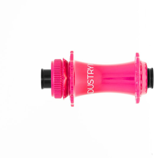 Industry Nine Solix G Classic Front Disc Hub Front 24H 12mm TA 100mm Pink