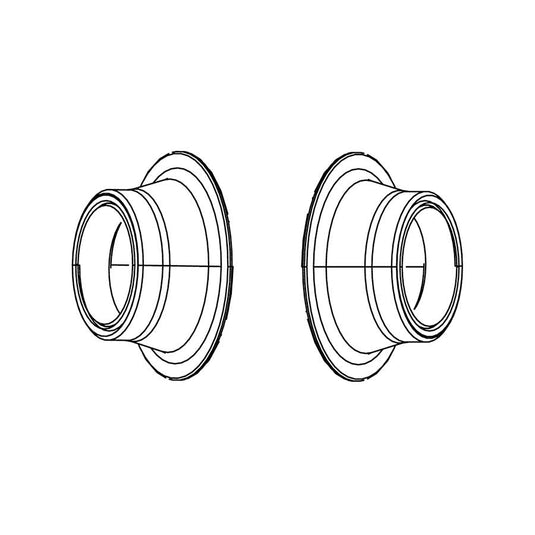 Zipp 77 Disc Conversion Caps for Front 100 x 15mm Thru Axle