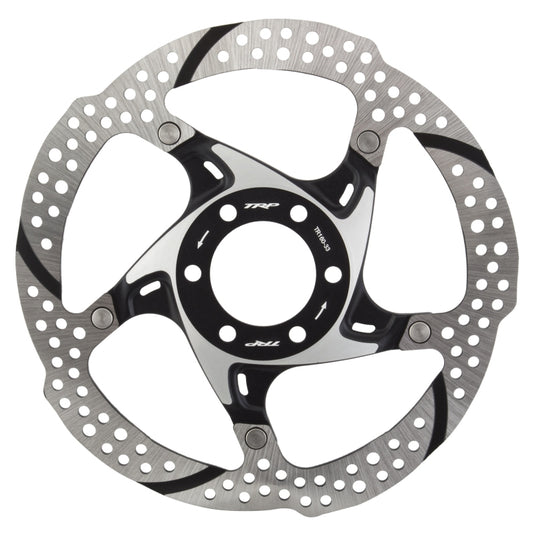 TRP-33 Disc Brake Rotor - 160mm 6-Bolt 1.8mm Silver/Black