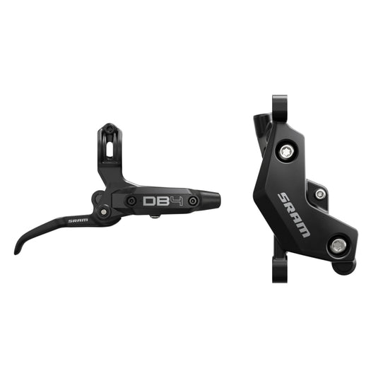 SRAM DB4 Disc Brake Lever - Left Front Rear 2000mm Hose Post Mount 4-Piston Aluminum Lever Diffusion BLK A1