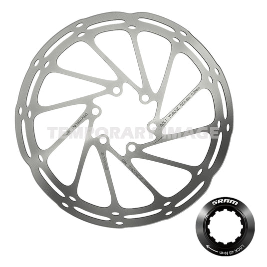 SRAM CenterLine Disc Brake Rotor - 200mm Center Lock 1.85mm Includes External Tooled Lockring