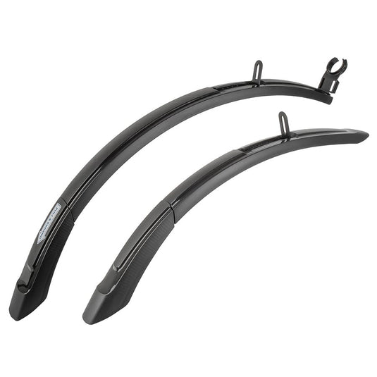 M-Wave Mud Max F+R ADJ S Fender 20''-24'' 55mm Black