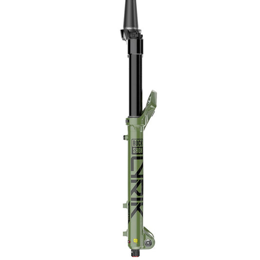 RockShox Lyrik Ultimate Charger 3 RC2 Suspension Fork - 27.5" 160 mm 15 x 110 mm 37 mm Offset Green D1