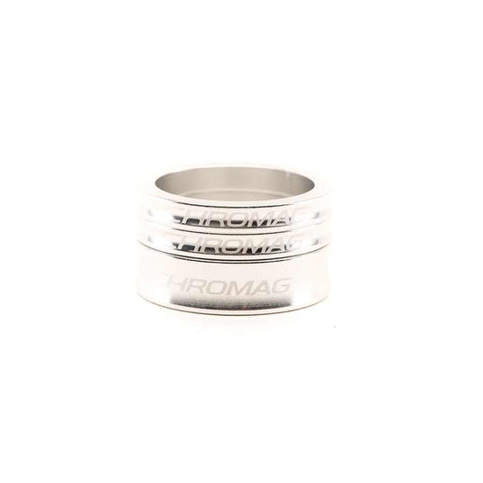 Chromag Headset Spacer Set 2x5mm 1x10mm Silver
