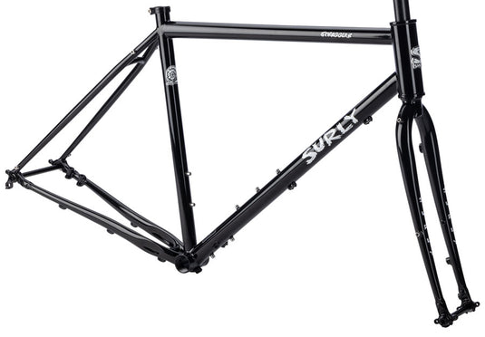 Surly Straggler Frameset - 700c Steel Hi-Viz Black 61cm