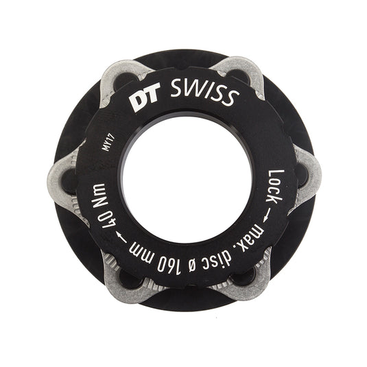 DT Swiss CL to 6-Bolt Adapter Most Road Hubs Black Each