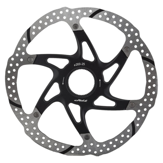 TRP-25 Disc Brake Rotor - 203mm Center Lock 1.8mm Silver/Black
