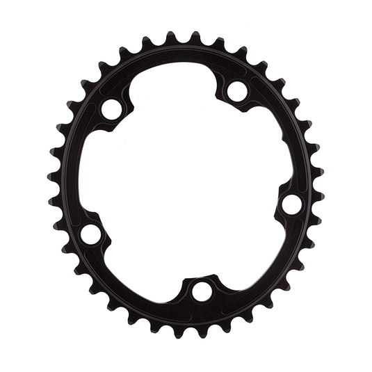 absoluteBLACK Premium Oval Road Chainring 5x110BCD 36T - Black