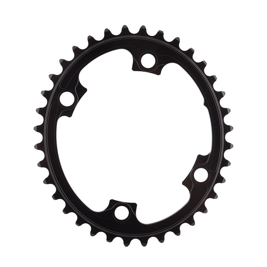 absoluteBLACK Premium Oval Road Chainring 4x110BCD 36T - Black