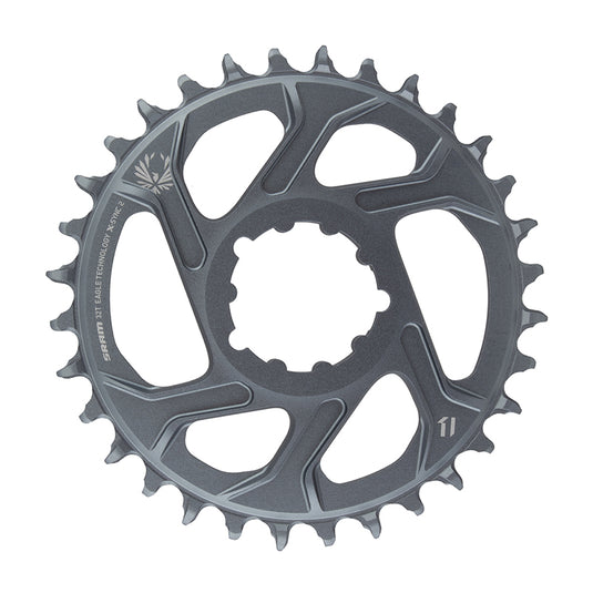 SRAM X-Sync 2 Eagle Direct Mount Chainring - 32 Tooth 3mm Boost Offset 12-Speed Polar Grey