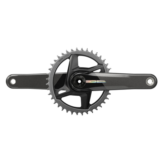 SRAM Force D2 1x Crankset Speed: 12 Spindle: 28.99mm BCD: Direct Mount 40 DUB 170mm Black Road Disc