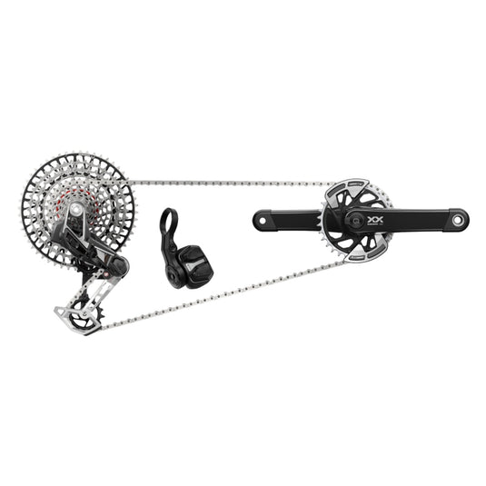 SRAM XX T-Type Eagle Transmission Power Meter Group - 170mm 32t Chainring AXS POD Controller 10-52t Cassette Rear Derailleur Chain