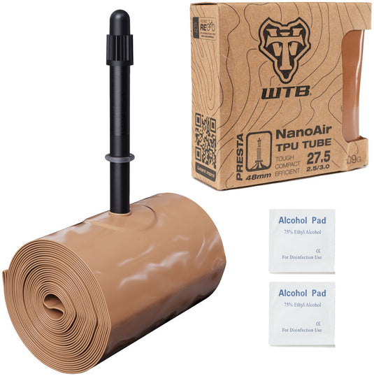WTB NanoAir TPU Tube - 27.5 x 2.5 - 3.0 48mm Presta Valve