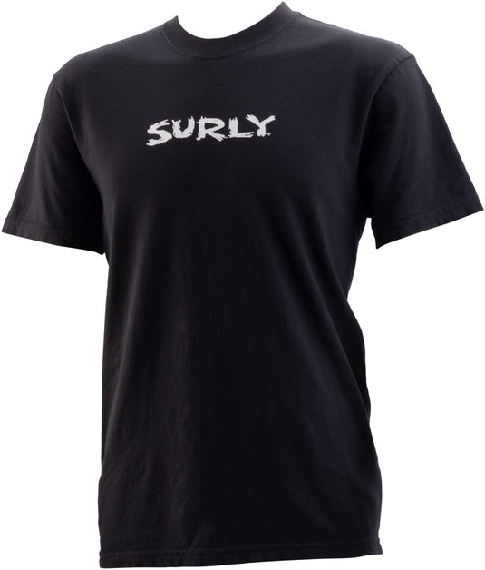 Surly Scratchy Logo Short Sleeve T-Shirt - Unisex Black X-Large