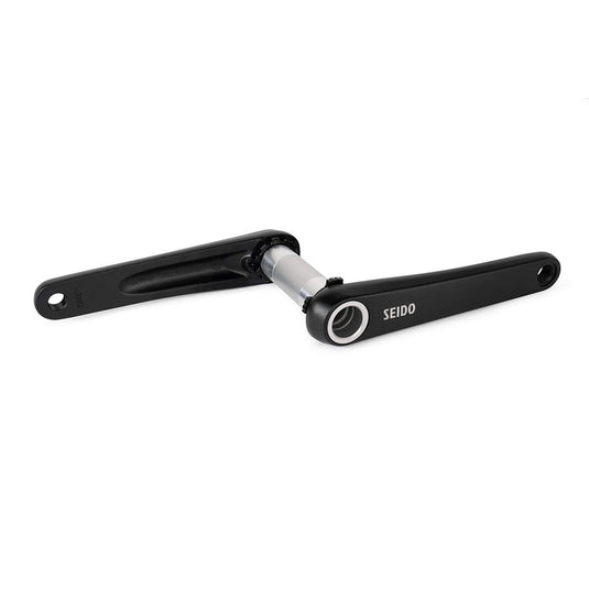 Seido Lyer Crankset Spindle: 30mm 30mm 175mm Black Road Disc Set