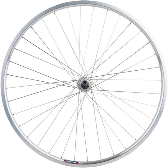 Quality Wheels Value HD Series Rear Wheel - 29" QR x 135mm Rim Brake HG 10 Silver Clincher 36H