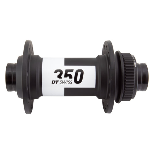 DT Swiss 350 Front Hub - 15 x 100mm Center-Lock Black 28H