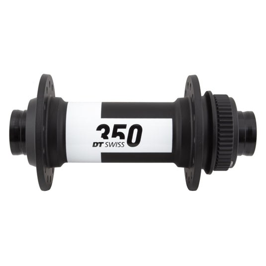 DT Swiss 350 Front Hub - 15 x 110mm Center-Lock Black 28H