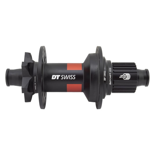 DT Swiss 240 DEG Rear Hub - 12 x 148mm 6-Bolt Micro Spline BLK/Red 28H 90pt