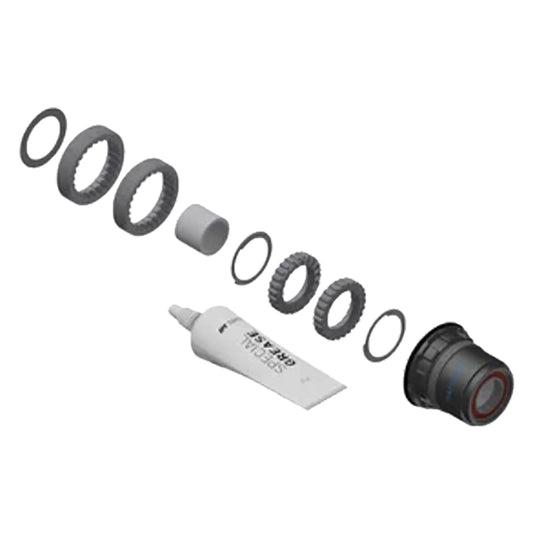 Dt swiss SRAM XD Ratchet Conversion Kit SRAM 11-12s XD 18t Steel Blk