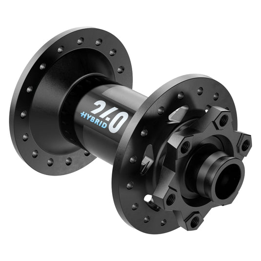DT Swiss 240 Hybrid Front Hub - 15 x 110mm 6-Bolt Black 32H