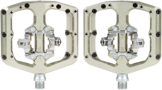 Renthal Revo-DHC Pedals - Dual Sided Clipless Platform Alloy 9/16" AluGold Shimano SPD