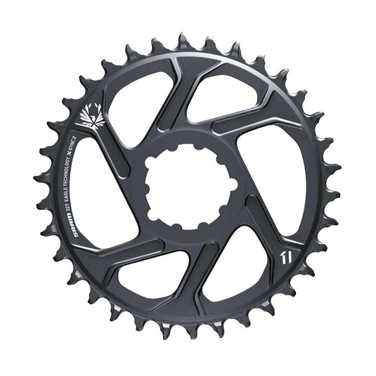 SRAM GX Eagle C1 Chainring Teeth: 32 Speed: 11/12 BCD: Direct Mount Aluminum Grey 6mm