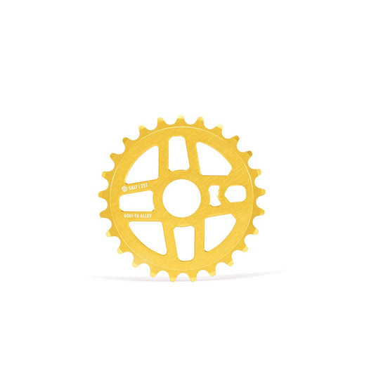 Salt Pro Chainring Teeth: 25 6061-T6 Aluminum Gold