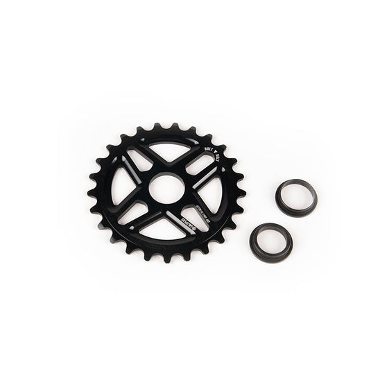 Salt Plus Center Chainring Teeth: 25 6061-T6 Aluminum Black