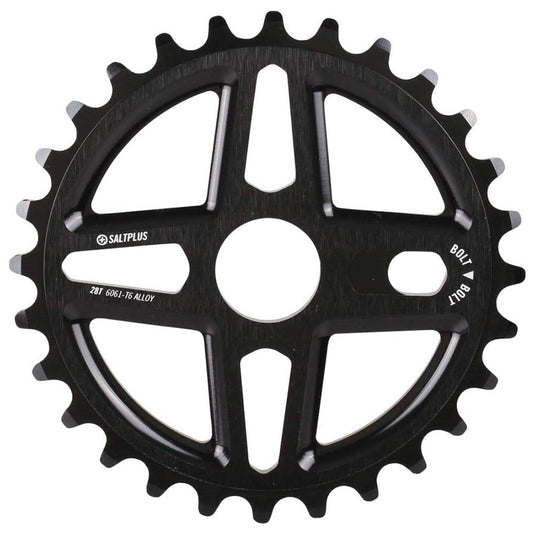 Salt Plus Center Chainring Teeth: 28 6061-T6 Aluminum Black