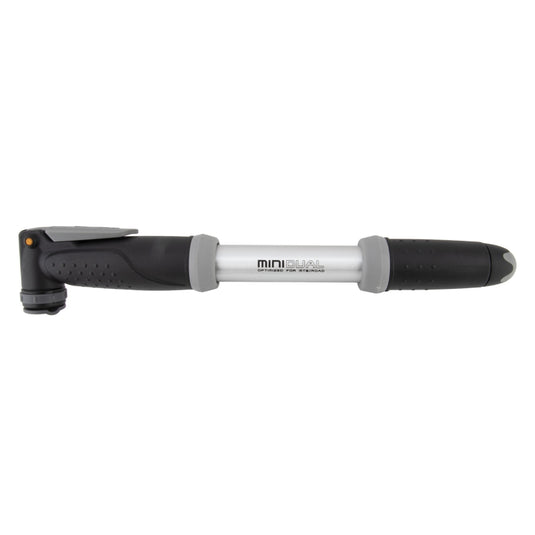 Topeak Mini Dual Mini Pump - 140psi Silver/Black