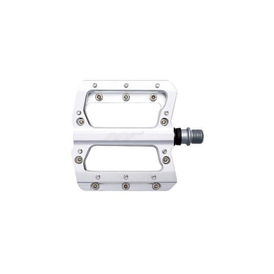 HT Components AN14A Nano Platform Pedals Body: Aluminum Spindle: Cr-Mo 9/16'' Silver