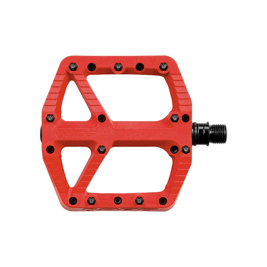 SDG Components Comp Platform Pedals Body: Composite Spindle: Cr-Mo 9/16'' Red Pair