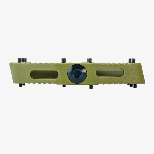 SDG Components Comp Pedal Platform Pedals Body: Composite Spindle: Cr-Mo 9/16'' Olive Green
