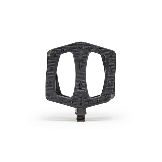 Eclat Plaza Platform Pedals Body: Nylon Spindle: Cr-Mo 9/16'' Black Pair