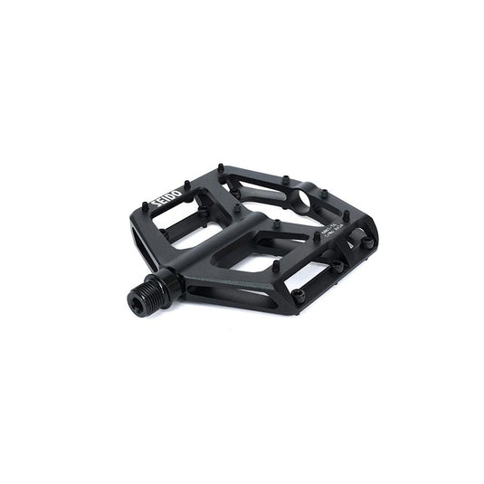 Seido Slicer Platform Pedals Body: Aluminum Spindle: Cr-Mo 9/16'' Black Pair