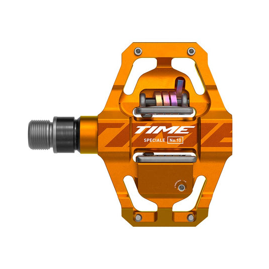 Time Speciale 10 Pedals - Dual Sided Clipless Platform Aluminum 9/16" Tangerine Small B1