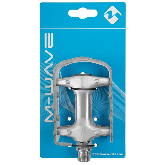 M-Wave Steady-A4 Pedals Body: Aluminum Spindle: Cr-Mo 9/16'' Silver Pair