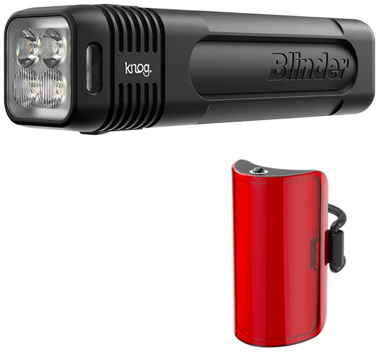 Knog Blinder 1000 Headlight/ Blinder Square Headlight/Taillight Set
