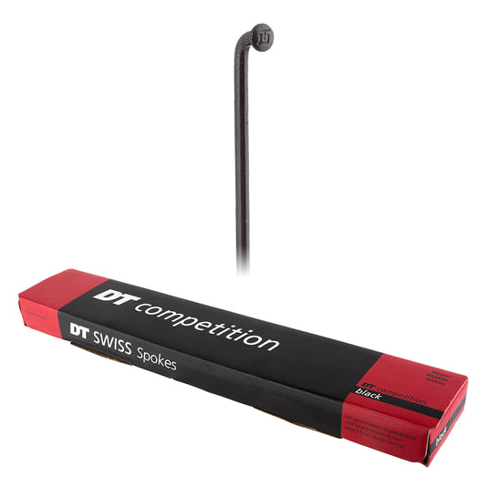 DT Swiss Competition Spoke: 2.0/1.8/2.0mm 259mm J-bend Black Box of 100