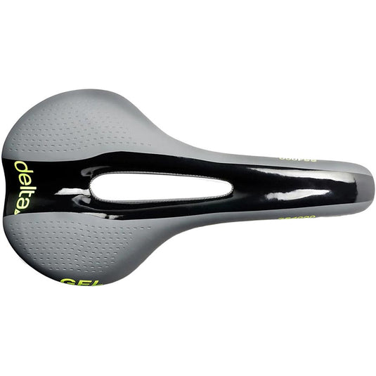 Delta Comfort Race Gel Saddle 270 x 140mm Unisex 300g Black/Grey