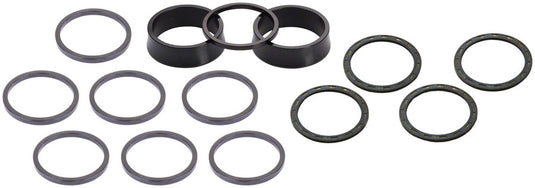 RaceFace Crankset Spacer Kit CINCH 30mm Spindle Systems -  Aluminum BLK