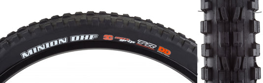 Maxxis Minion DHF Tire - 27.5 x 2.5 Tubeless Folding BLK 3C MaxxGrip DD Wide Trail