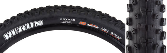 Maxxis Rekon Tire - 29 x 2.4 Tubeless Folding BLK 3C MaxxTerra EXO Wide Trail