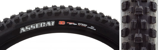 Maxxis Assegai Tire - 29 x 2.5 Tubeless Folding BLK 3C MaxxGrip DH Wide Trail