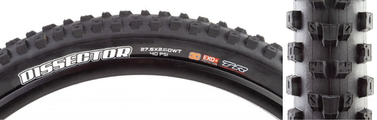 Maxxis Dissector Tire - 27.5 x 2.6 Tubeless Folding BLK 3C MaxxTerra EXO+ Wide Trail