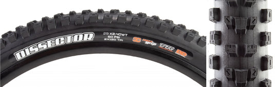 Maxxis Dissector Tire - 29 x 2.4 Tubeless Folding BLK 3C MaxxGrip DD Wide Trail