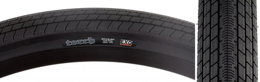 Maxxis Torch Tire - 20 x 2.2 Clincher Folding Black Dual EXO